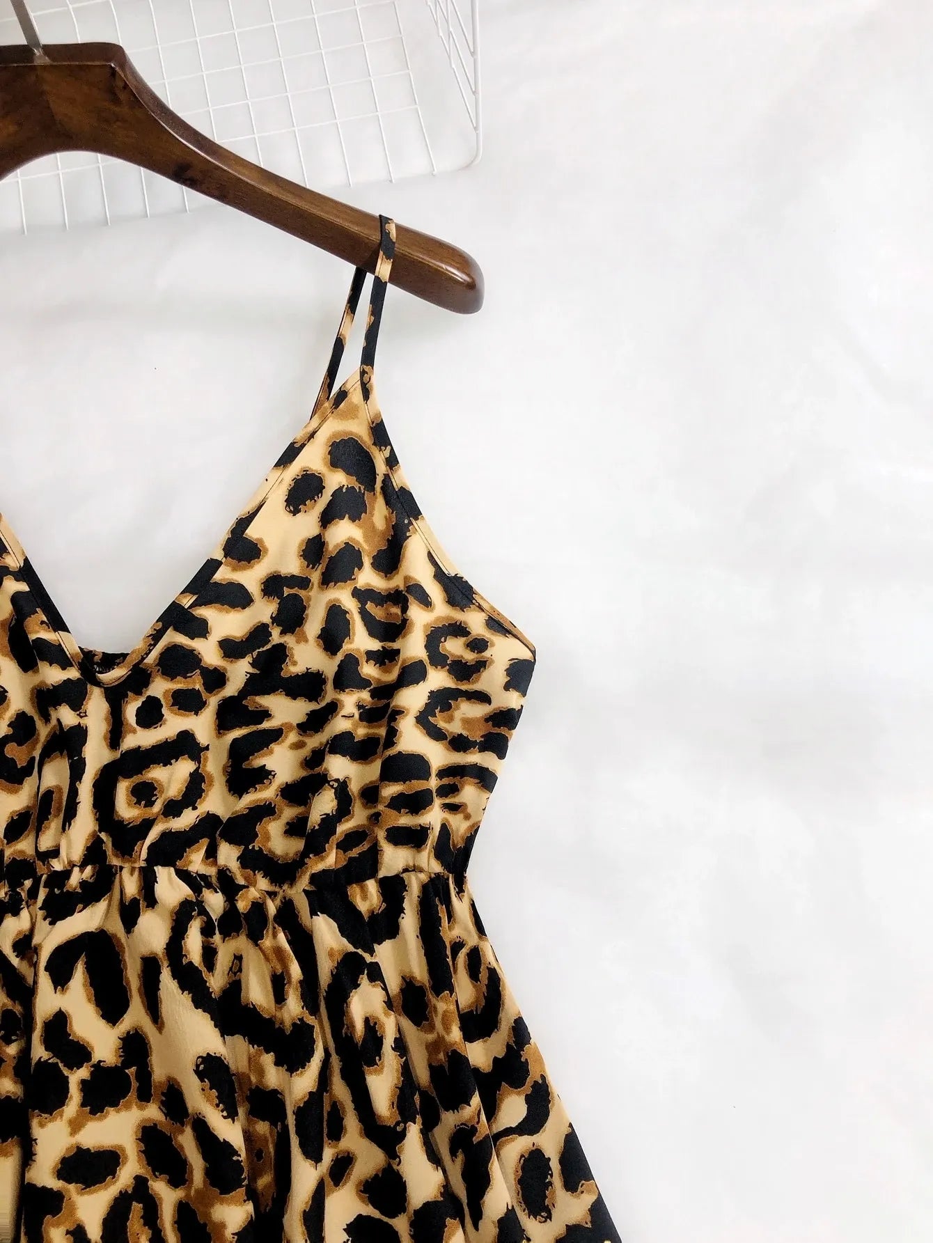 robe de nuit Léopard Sauvage —  Caraco Fluide